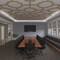 Ekena Millwork 66 56W x 66 56H x 38T Large Bradley Decorative Fretwork Wood Ceiling Panels Wood Paint Grade CELW67X67X0375BRDMF - alternate 8